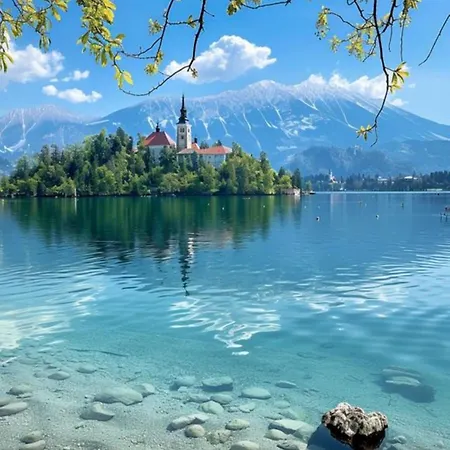 Apartment Riverdance With Mountain View, Garden And Private Parking